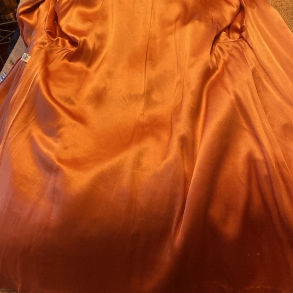 Vintage Berona tan beige swing Wool coat with white mink collar estimated sz M/L - Picture 16 of 17